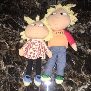 Charlie and Lola dolls
